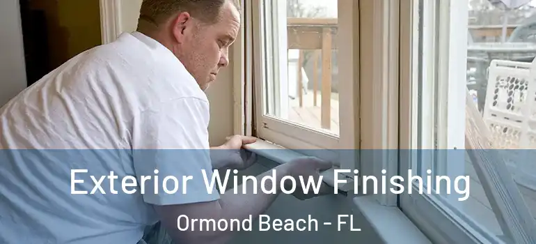 Exterior Window Finishing Ormond Beach - FL