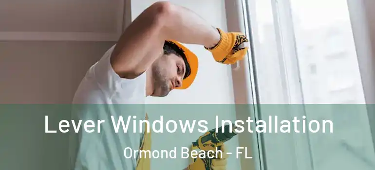 Lever Windows Installation Ormond Beach - FL